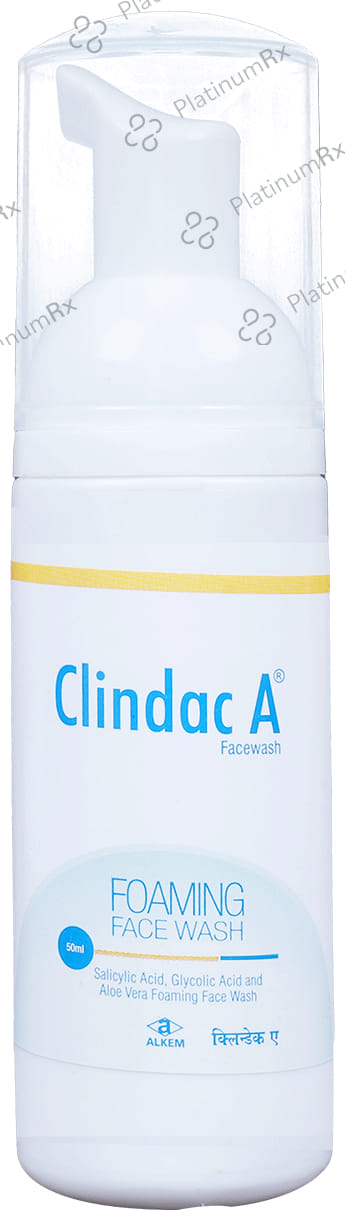 Clindac A Foaming Face Wash 50ml