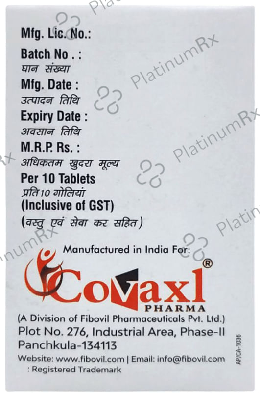 Paravax Dom 10/325mg Tablet 10s