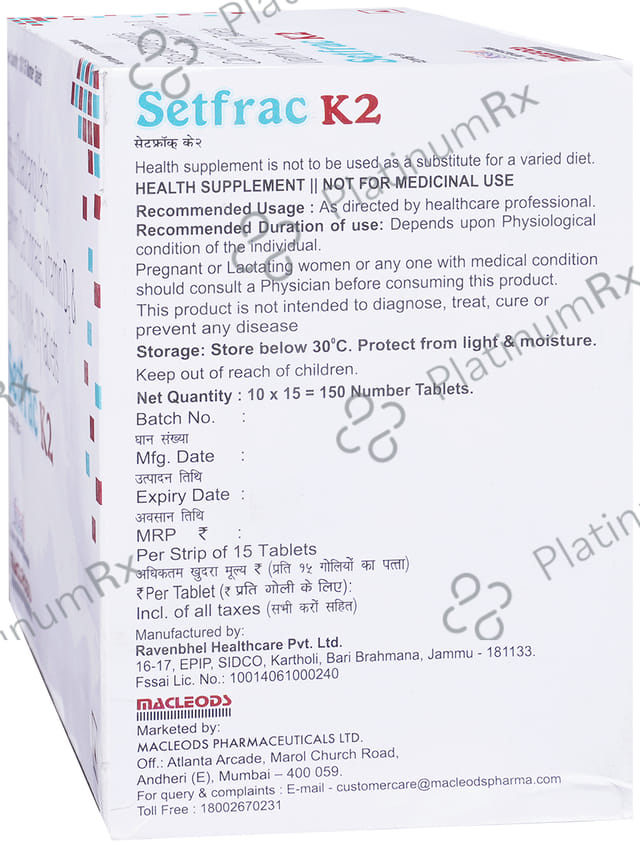 Setfrac K2 Tablet 15s