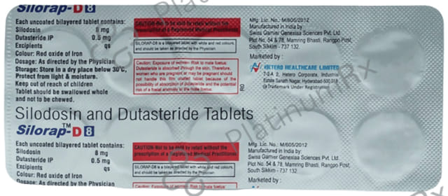 Silorap D 8mg/0.5mg Tablet