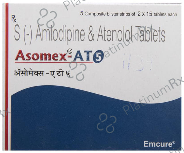 Asomex AT 5/50mg Tablet 15s