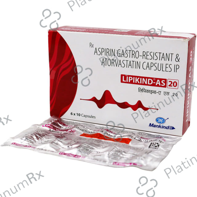 Lipikind AS 20/75mg Capsule 10s
