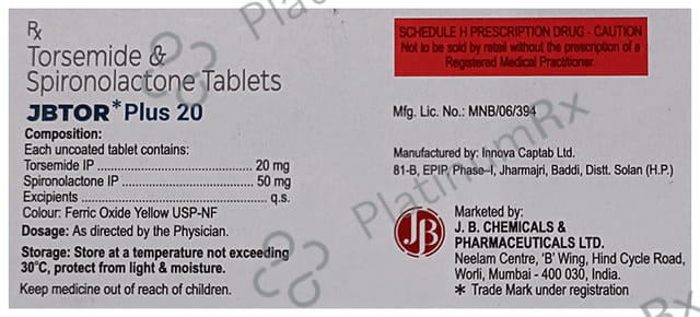 Jbtor Plus 20 Tablet