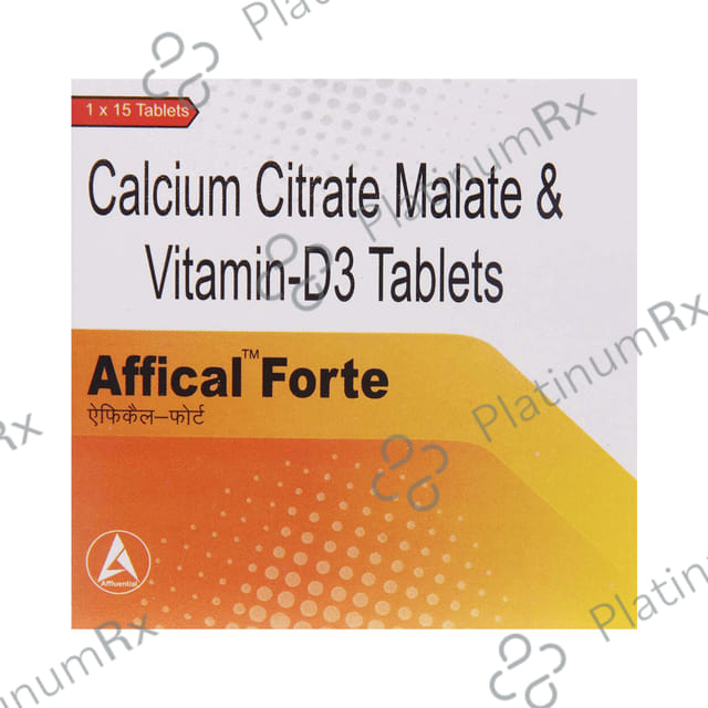 Affical Forte 250mg/1000IU Tablet 15s