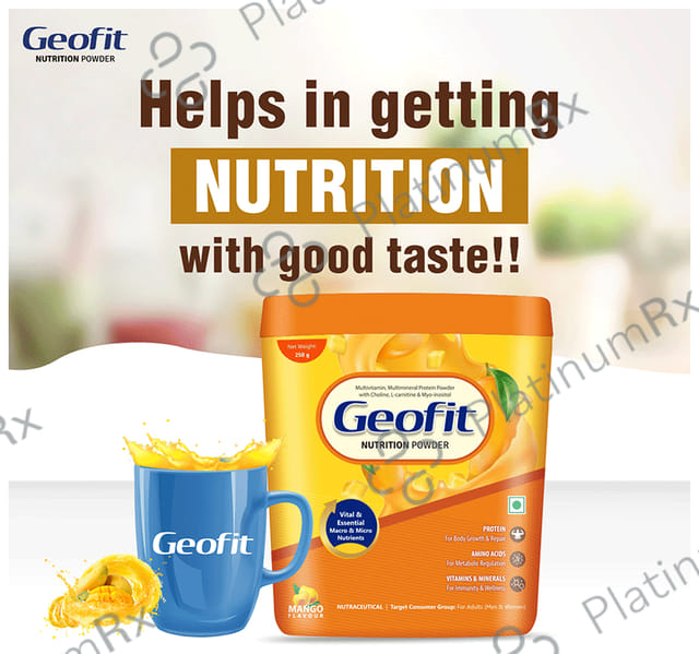 Geofit Nutrition Protein Powder with Vitamins & Minerals Mango