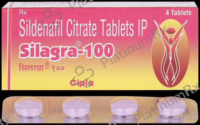 Silagra 100mg Tablet 4 Tablet