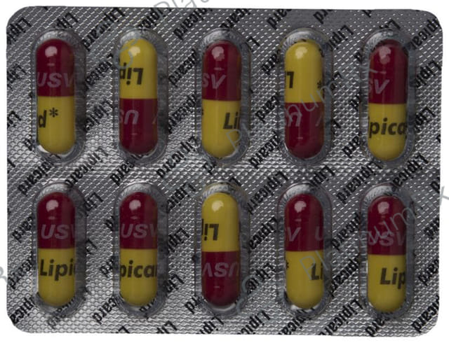 Lipicard 200mg Capsule 10s
