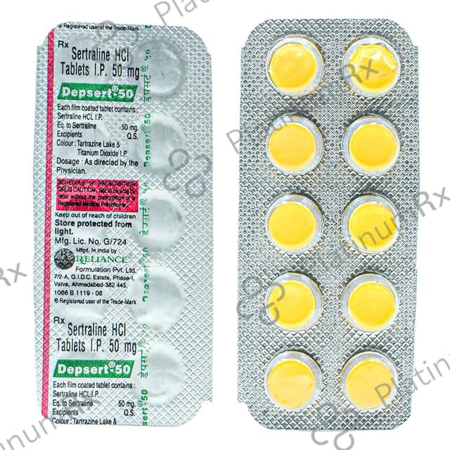 Depsert 50mg Tablet 10s