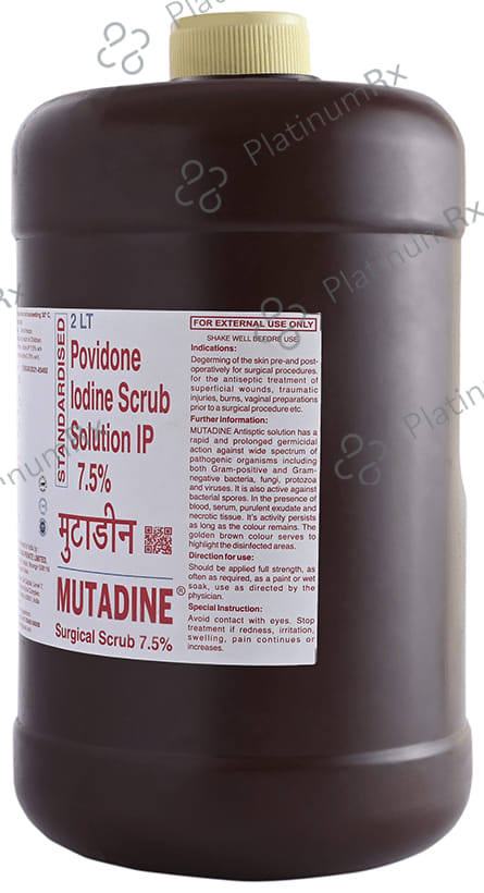 Mutadine 7.5% Solution 2Ltr