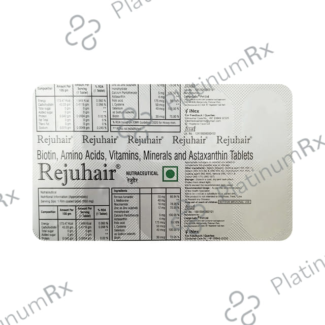 Rejuhair Tablet 10s