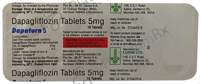 Dapaturn 5mg Tablet 10s