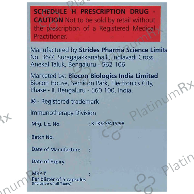 Psorid 25mg Capsule 5s