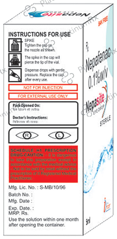 Nepasite Sterile Eye Drop