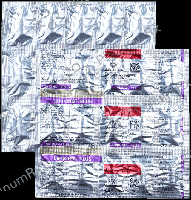 Lipikind Plus 75/75/10mg Capsule 15s