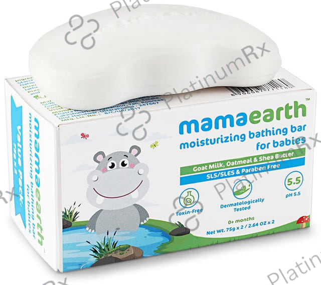 Mamaearth Moisturizing Bathing Bar 75gm