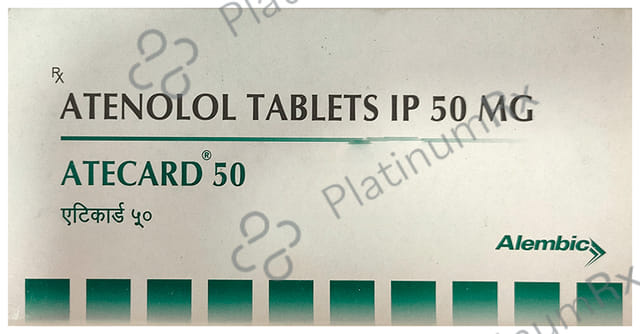 Atecard 50mg Tablet 14s