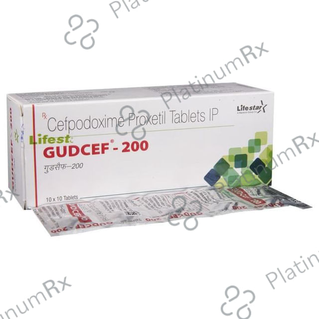 Gudcef 200mg Tablet 10s