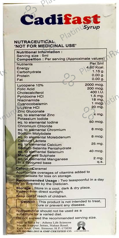 Cadifast Syrup