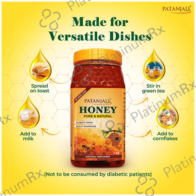 Patanjali Honey No Added Sugar 1kg