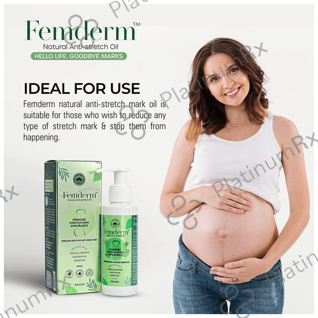 Femderm Natural Anti Stretch Oil 100ml
