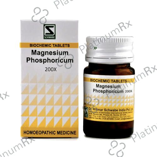 Dr Willmar Schwabe India Magnesia Phosphoricum Biochemic Tablet 200X 20 gm