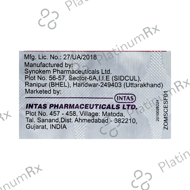 Zoryl Ms Ir 1/1000mg Tablet 10s