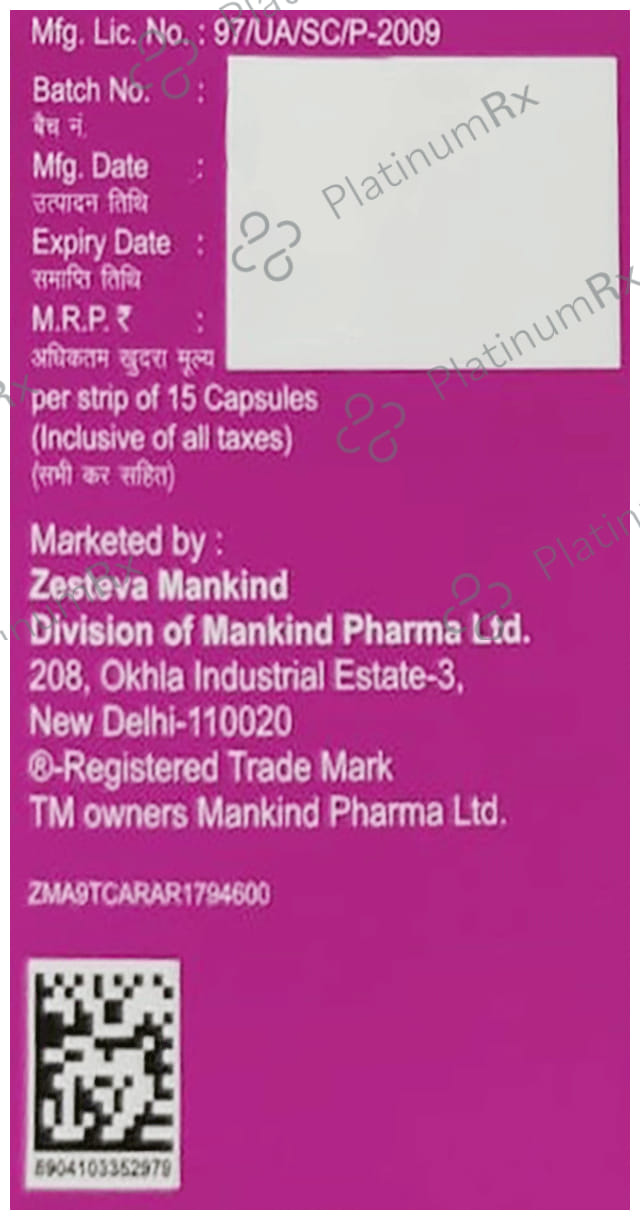 Ovaflo D 25mg/1500mcg Capsule 15s