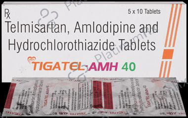 Tigatel AMH 40mg/5mg/12.5mg Tablet