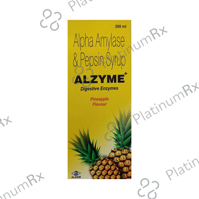 Alzyme + Pineapple Syrup 200ml