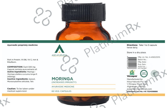 Age Ayurveda Moringa Veg Capsule
