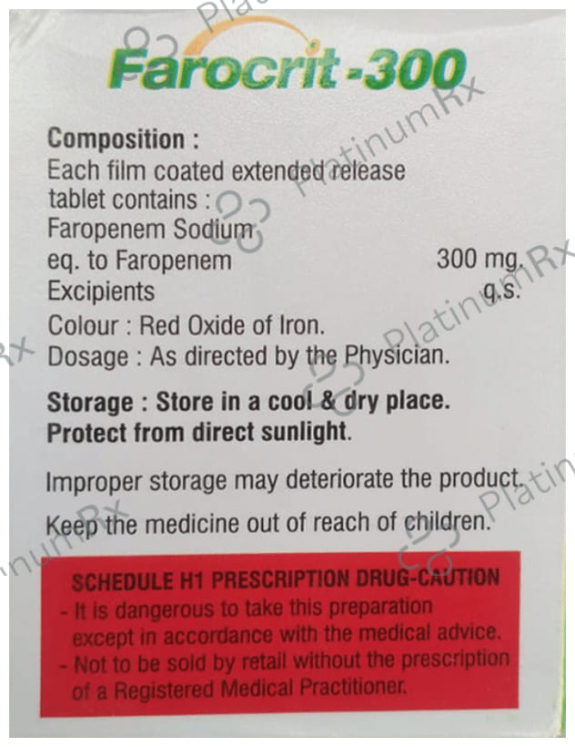 Farocrit 300 Tablet ER