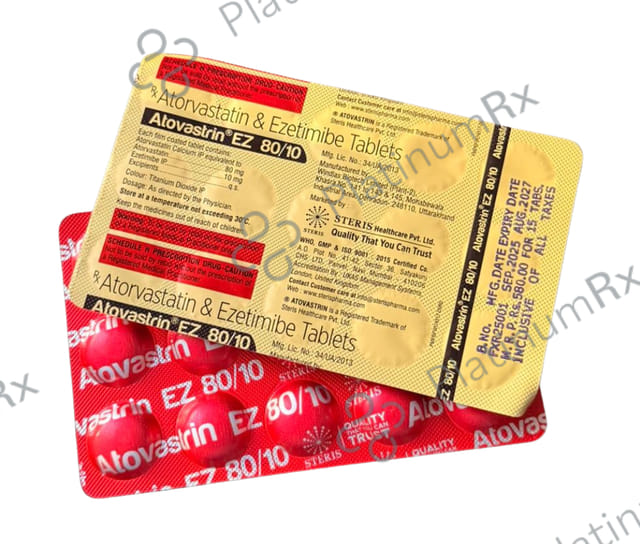 Atovastrin EZ 80/10 Tablet 15s