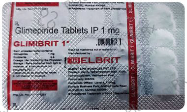 Glimibrit 1mg Tablet 15s