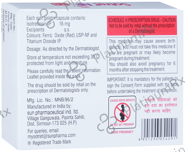 Sotret NF 16mg Capsule 10s