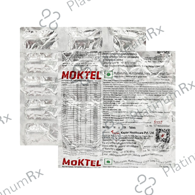 Moktel Tablet 15s