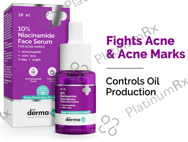 The Derma Co 10% Niacinamide Face Serum with Zinc & Vitamin B3 - For Acne Marks 10 ml