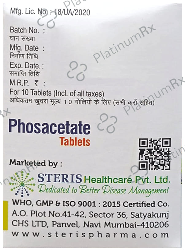 Phosacetate 667mg Tablet 10s
