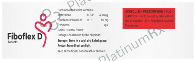 Fiboflex D 50/400mg Tablet 10s