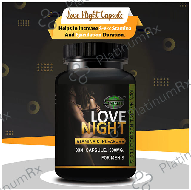 Sabates Love Night Capsule 30 capsules