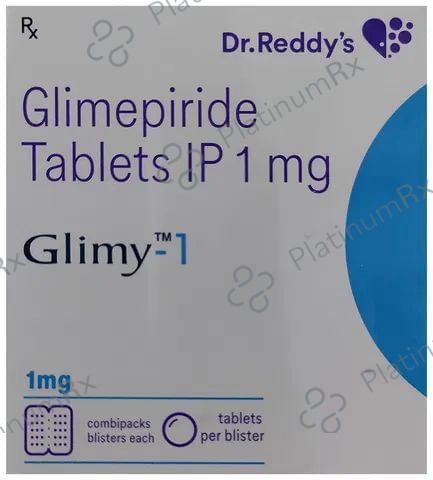 Glimy 1mg Tablet 15s