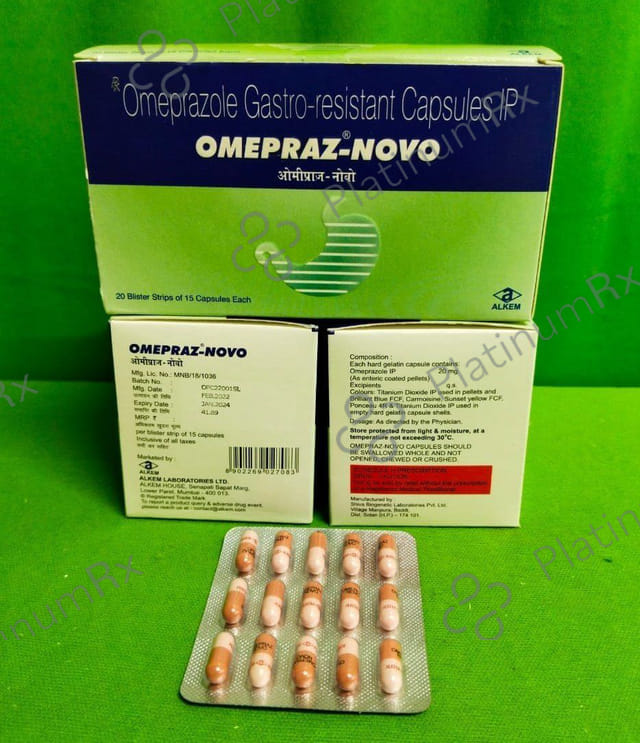 Omepraz Novo 20mg Capsule 15s