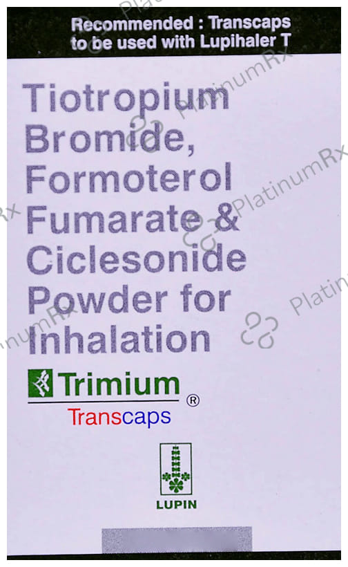 Trimium 400/12/18mcg Transcaps 15s