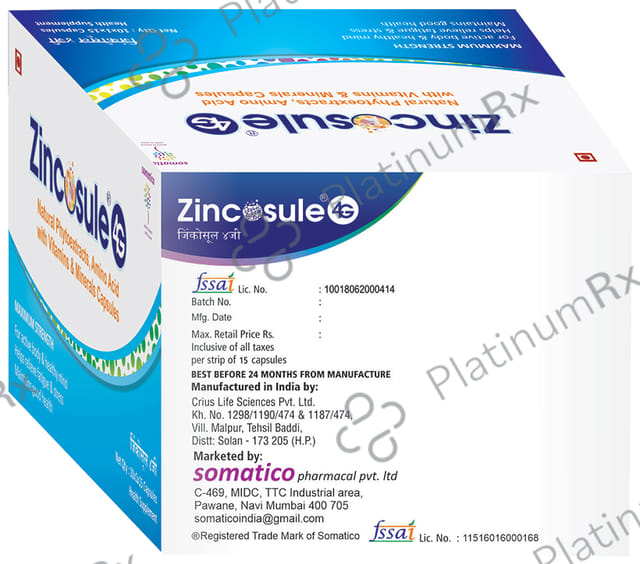 Zincosule 4G Capsule 15s