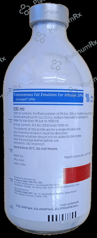 Intralipid 20% Infusion 500 ml