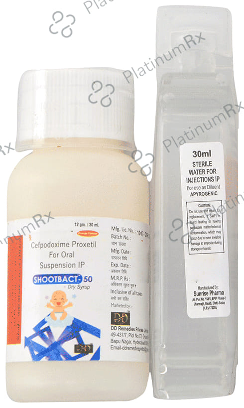 Shootbact 50 Dry Syrup Orange