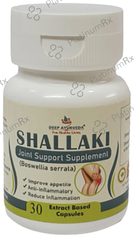 Deep Ayurveda Shallaki Joint Support Supplement Extract Based Capsule