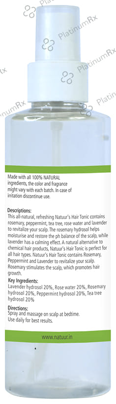 Natuur Hair Tonic Rosemary Peppermint Lavender