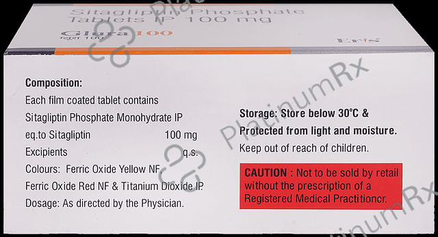 Glura 100mg Tablet 10s