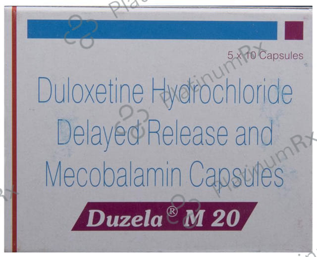 Duzela M 20mg/1500mcg Capsule DR 10s