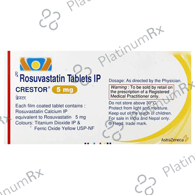 Crestor 5mg Tablet 30s